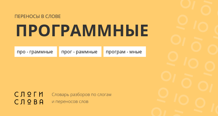 Переносы слова программные